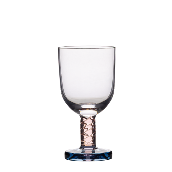 Glasses White wine Sklenice na bílé víno Happy, vícebarevné
